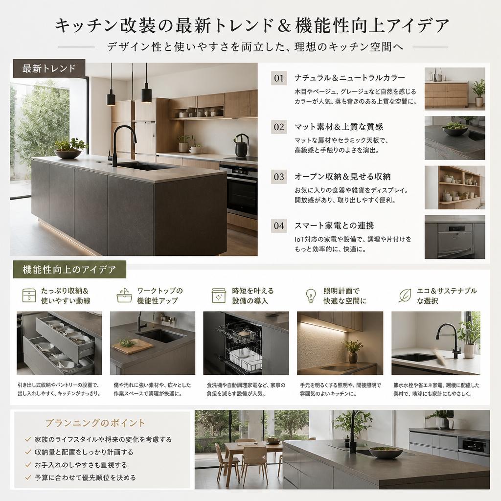 キッチン改装のポイント