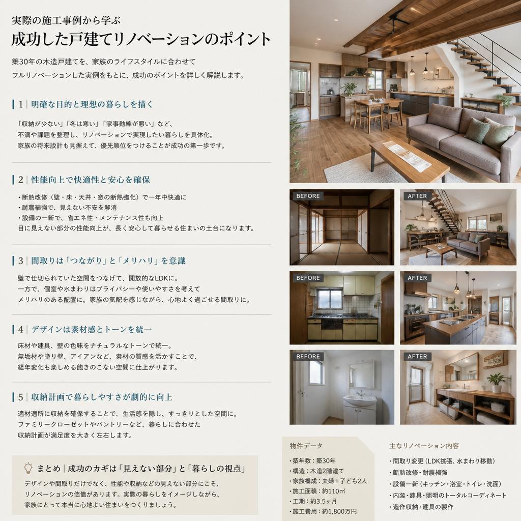 戸建てリノベーション事例