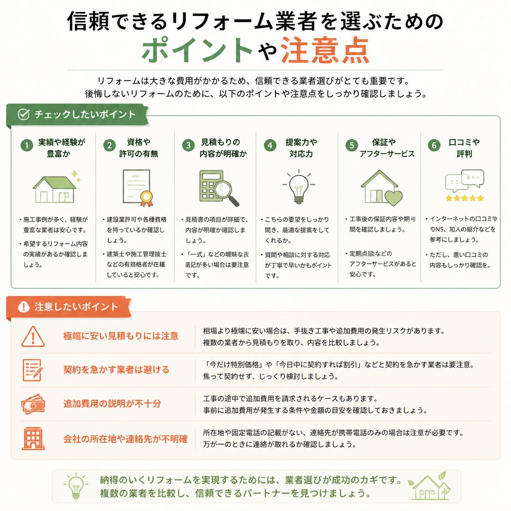 業者選びのコツ