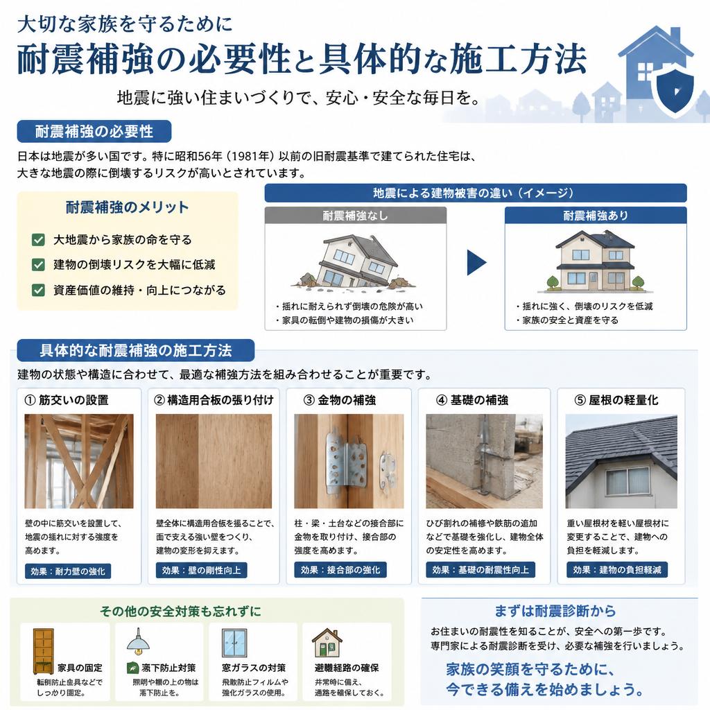 4. 耐震補強で安心な住まいを