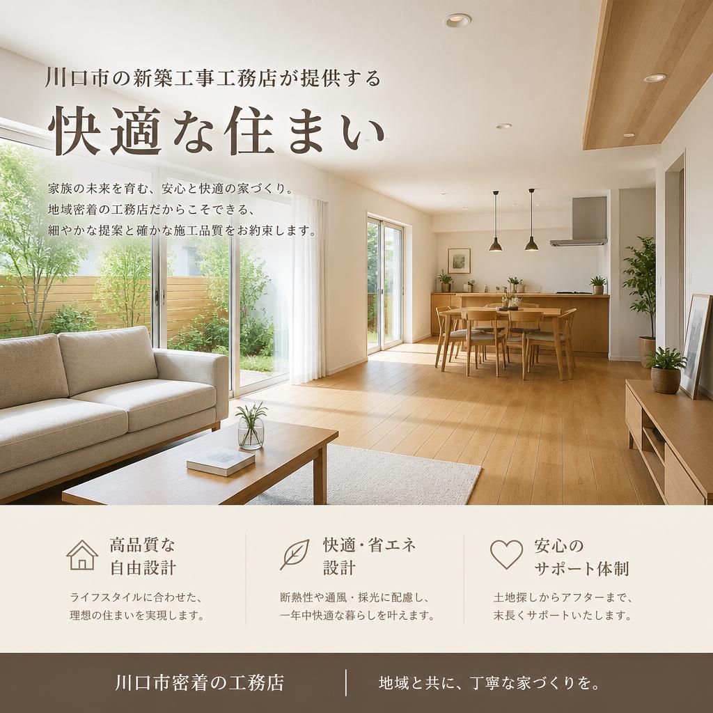 川口市の新築工事工務店が提供する快適な住まい