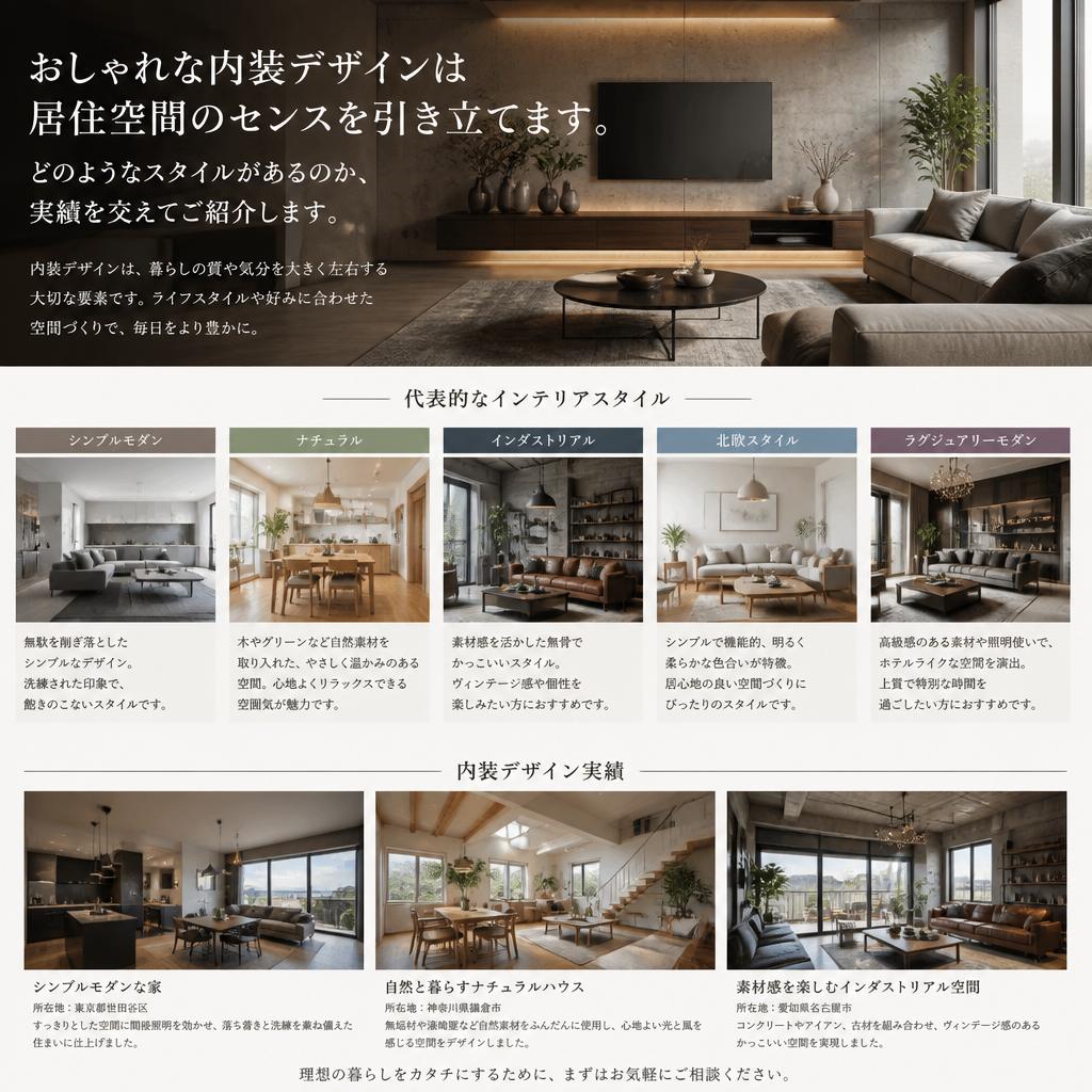 理想の内装デザイン