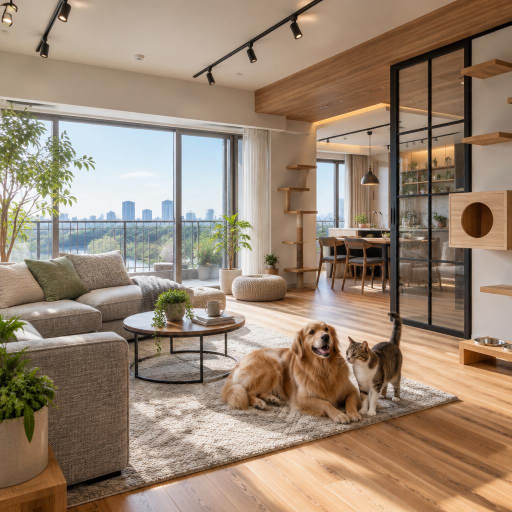 川口市で、ペットと始める新しい暮らし。マンションのフルリノベーションで、理想をカタチに。